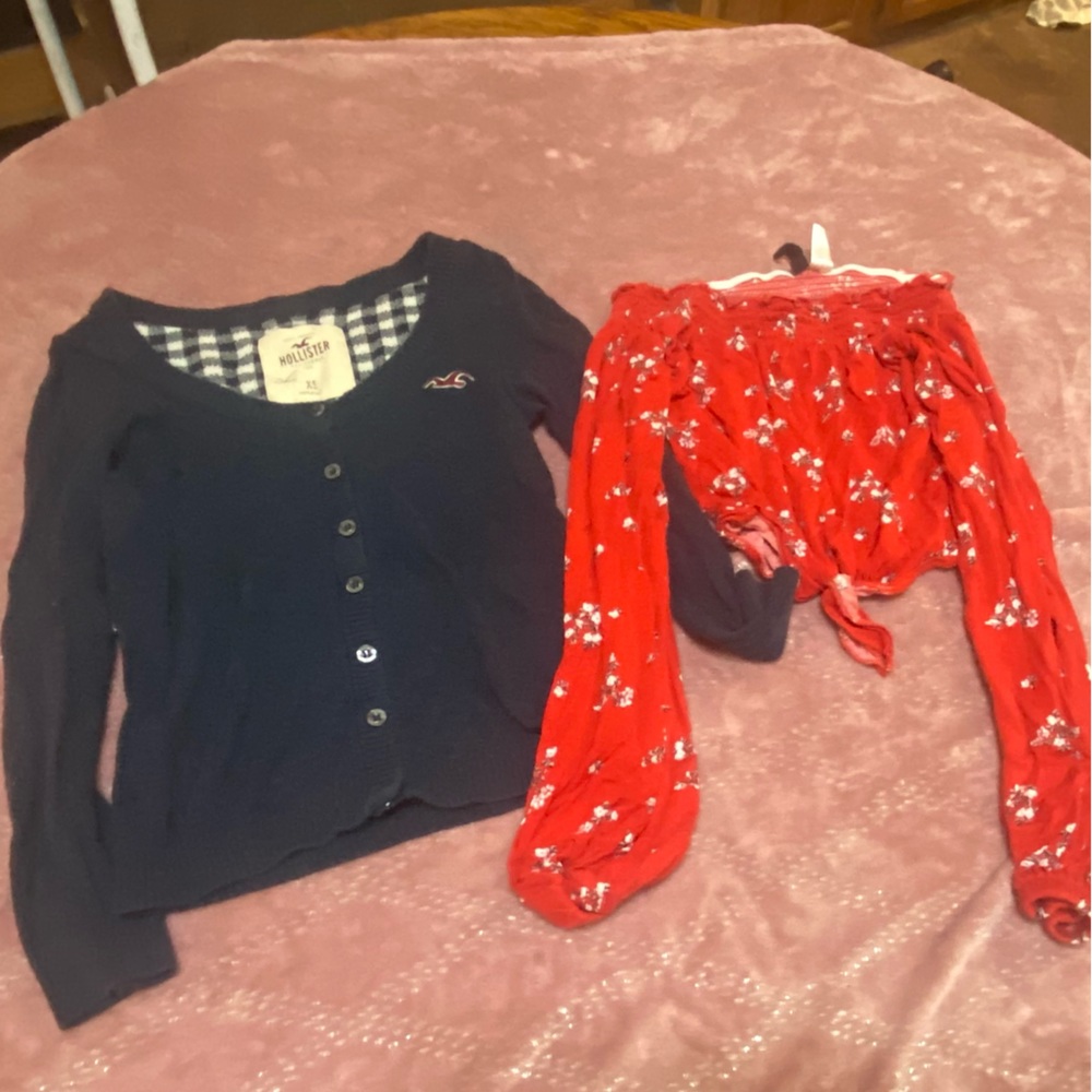 Long sleeve crop tops
